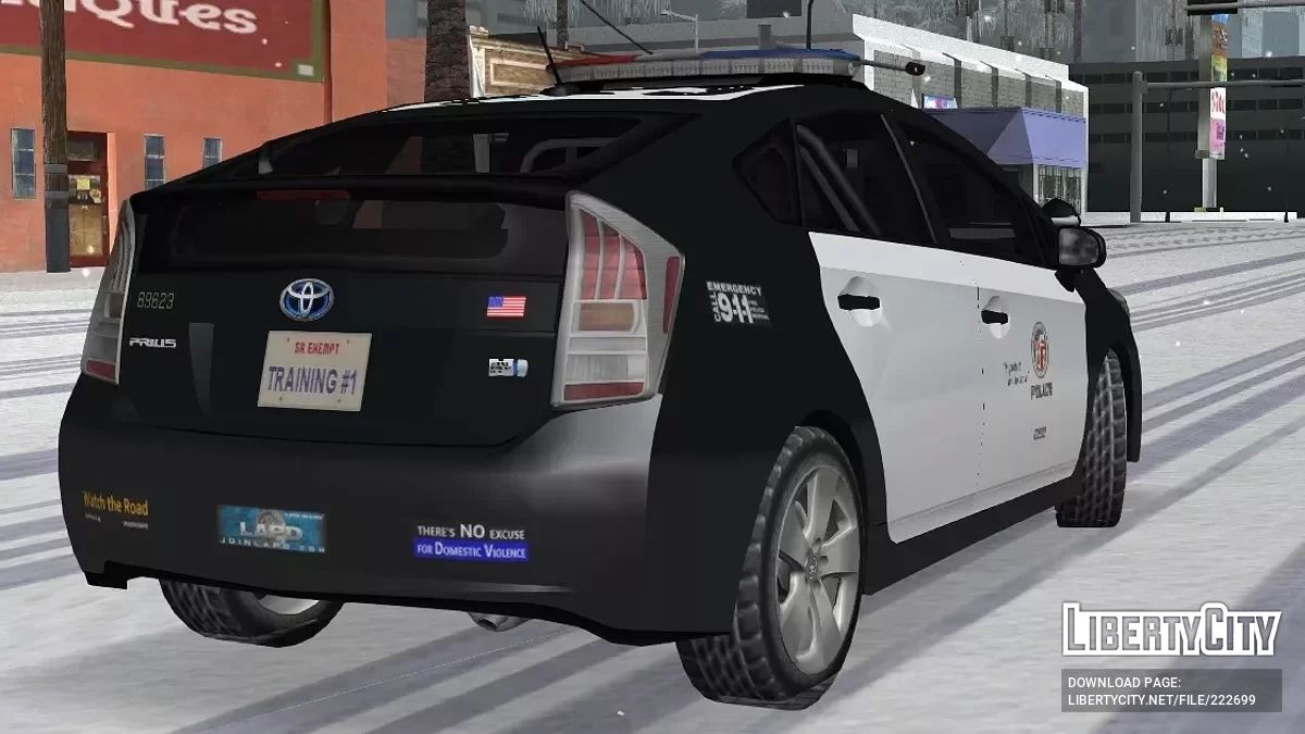 LAPD Central Community Police Station Toyota Prius '10 [AVS] / GTA San Andreas