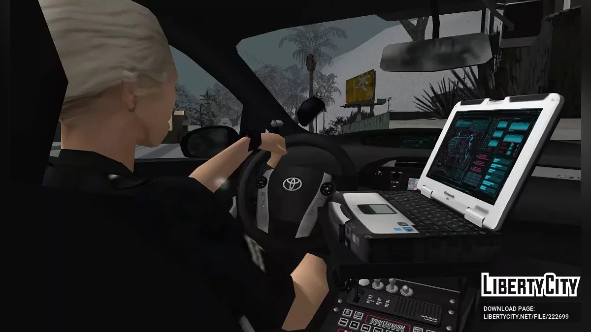 LAPD Central Community Police Station Toyota Prius '10 [AVS] / GTA San Andreas