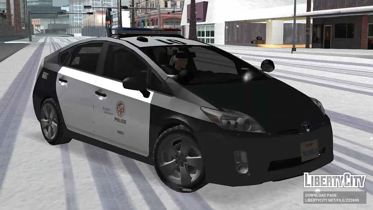 LAPD Central Community Police Station Toyota Prius '10 [AVS] / GTA San Andreas