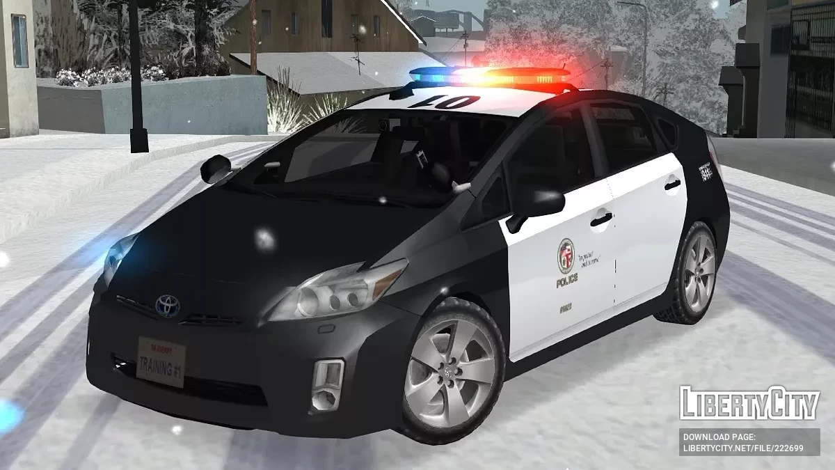 LAPD Central Community Police Station Toyota Prius '10 [AVS] / GTA San Andreas