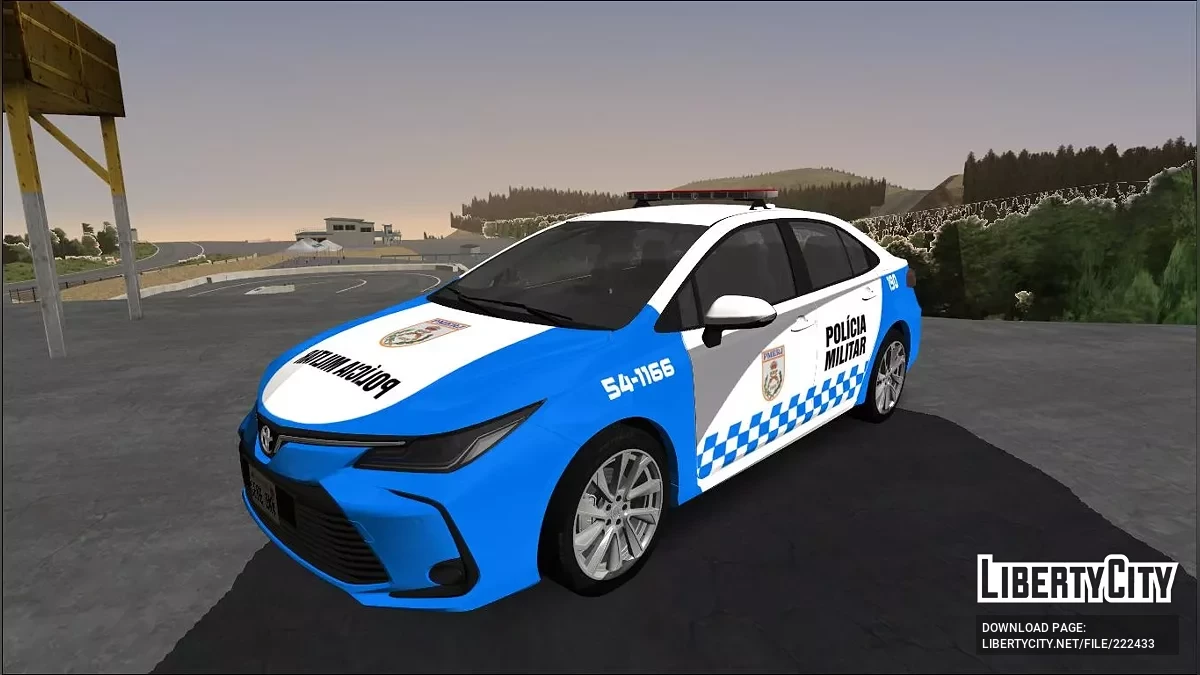 Toyota Corolla 2021 PMERJ 2025 / GTA San Andreas