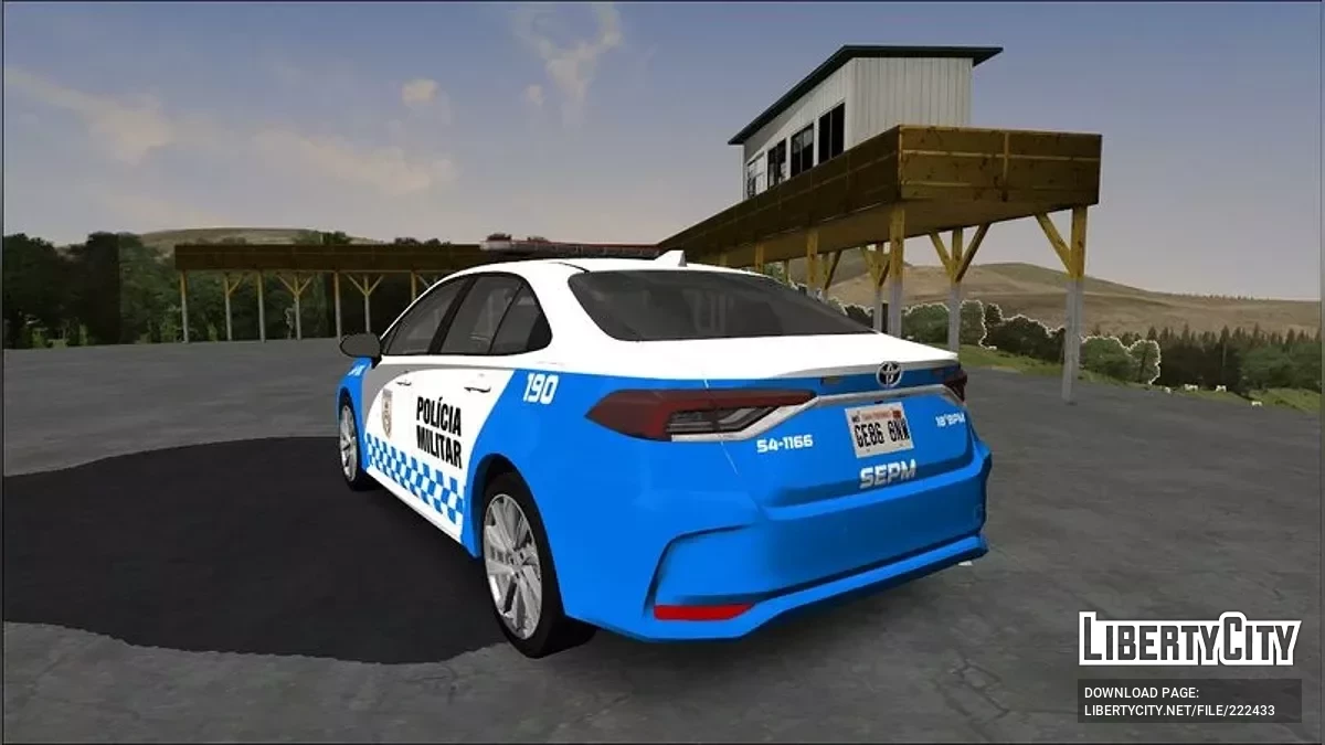 Toyota Corolla 2021 PMERJ 2025 / GTA San Andreas
