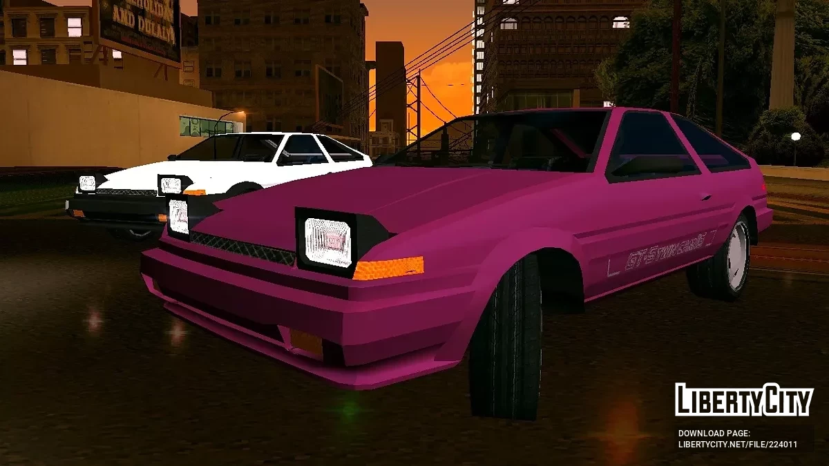 Toyota Corolla AE86 / GTA San Andreas