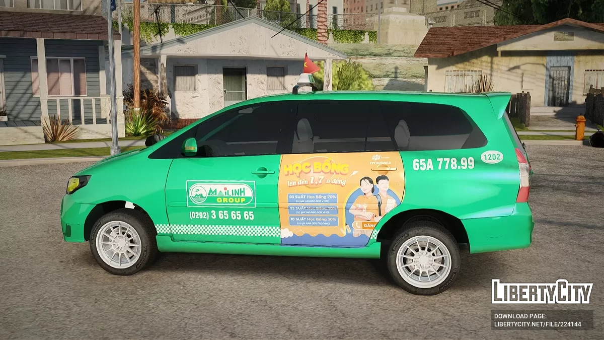 Toyota Innova Vietnam Mai Linh Taxi / GTA San Andreas