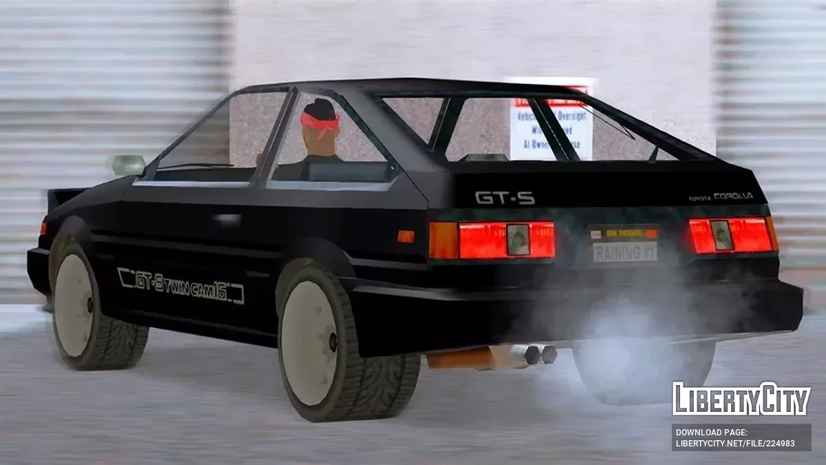 Toyota Corolla GT-S / GTA San Andreas