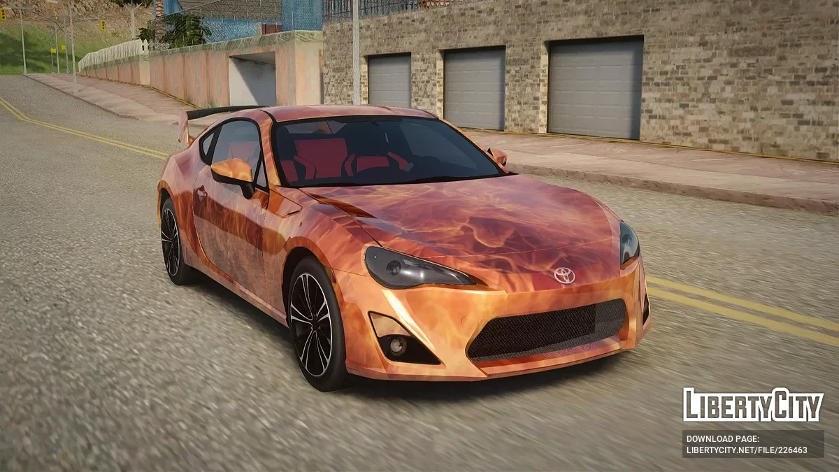 Toyota GT86 2JZ-GTE Black Revel / GTA San Andreas