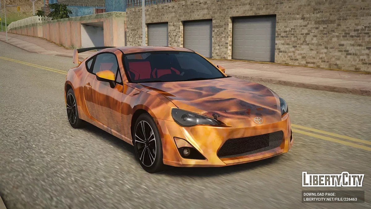 Toyota GT86 2JZ-GTE Black Revel / GTA San Andreas