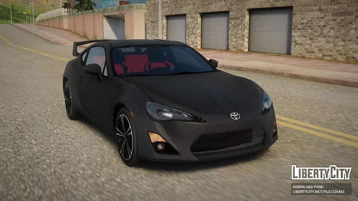 Toyota GT86 2JZ-GTE Black Revel / GTA San Andreas