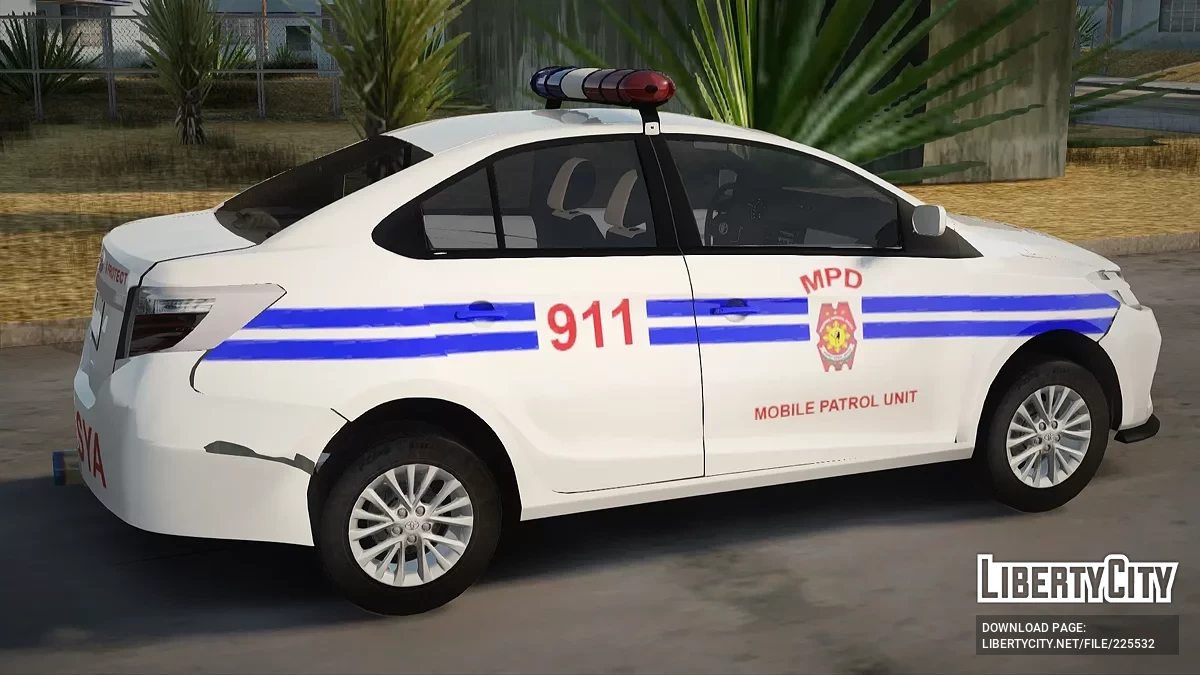 Toyota Vios 2014 Philippine National Police / GTA San Andreas