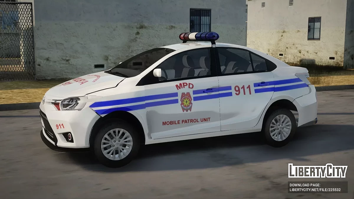 Toyota Vios 2014 Philippine National Police / GTA San Andreas