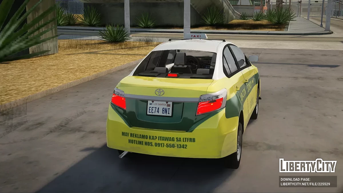 Toyota Vios Sturdy Philippine Taxi 2014 / GTA San Andreas