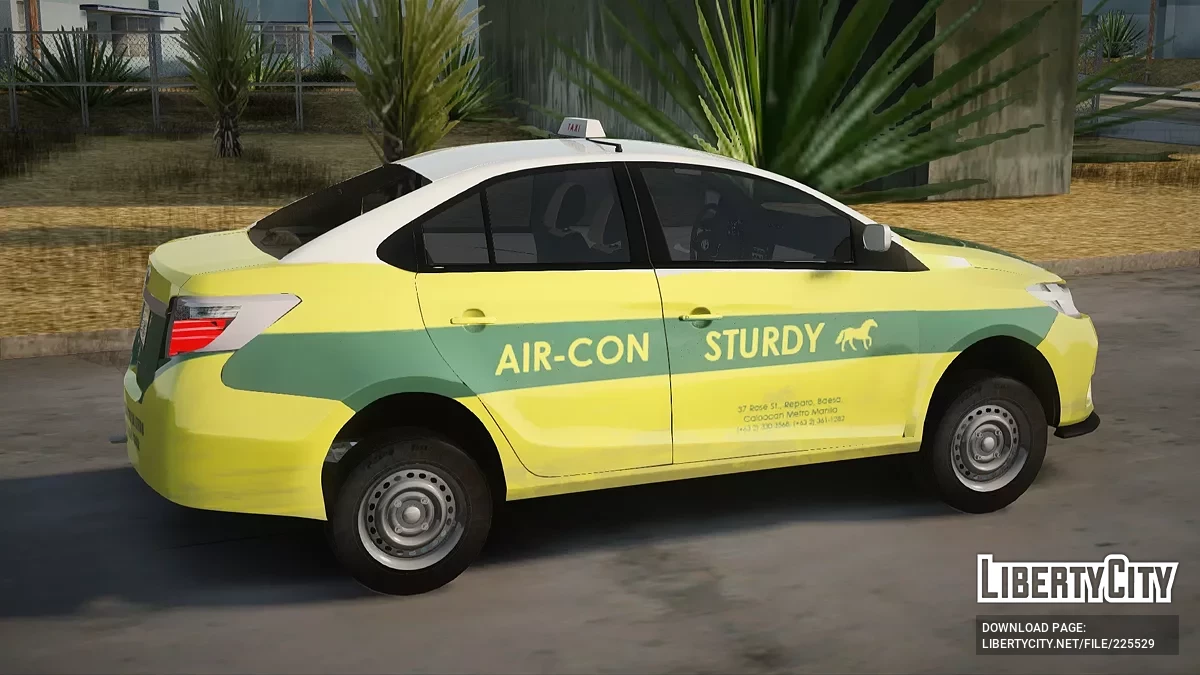 Toyota Vios Sturdy Philippine Taxi 2014 / GTA San Andreas