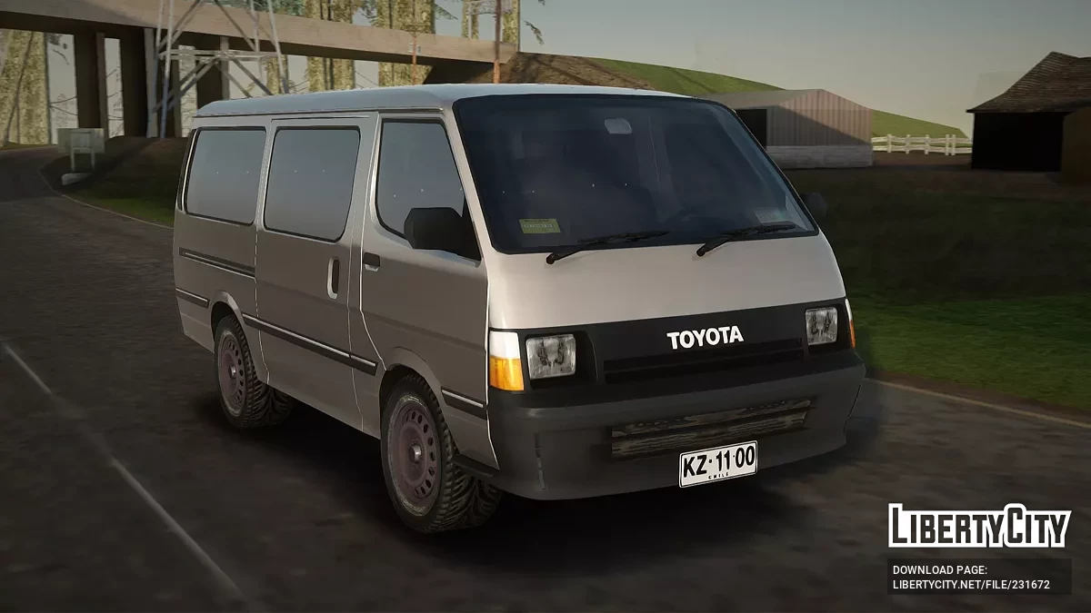 Toyota Hiace 1992 Пассажирский / GTA San Andreas