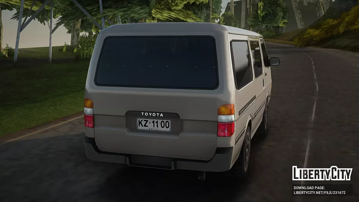 Toyota Hiace 1992 Пассажирский / GTA San Andreas