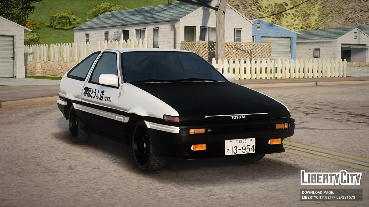 Toyota Trueno AE86 Initial D 4th Stage / GTA San Andreas