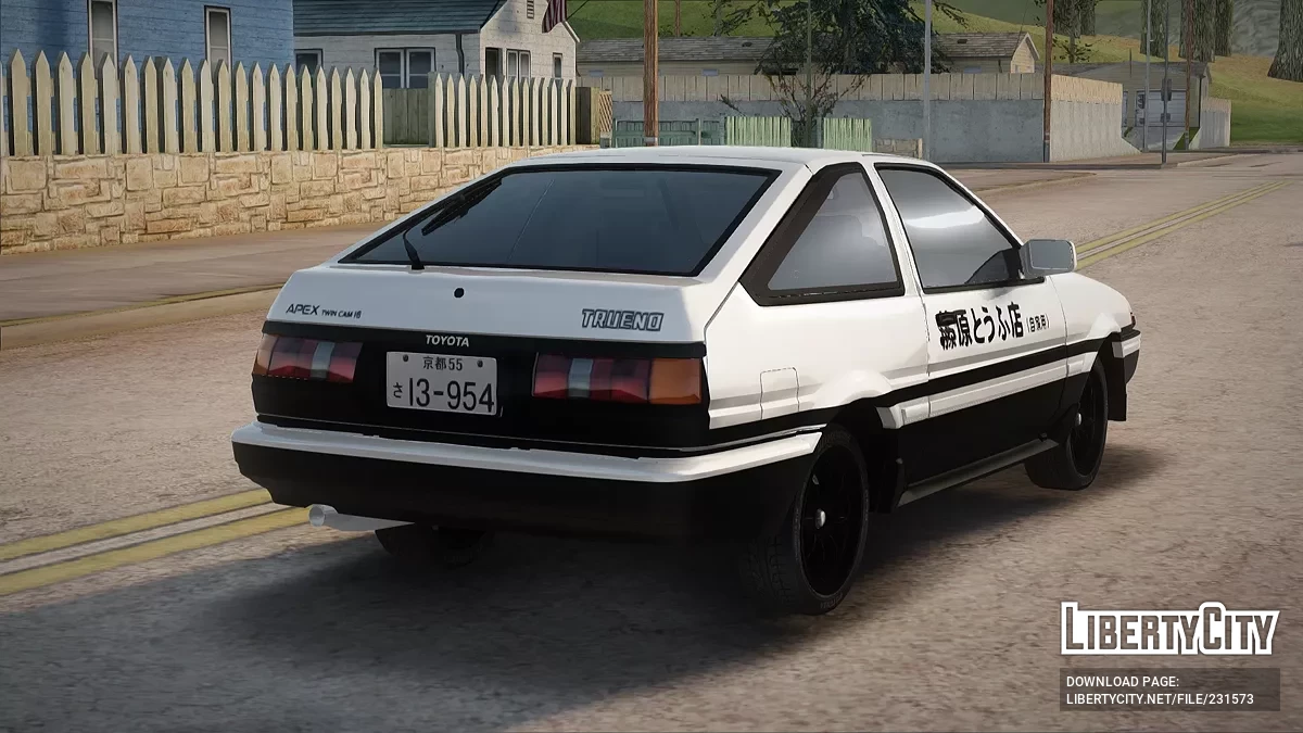 Toyota Trueno AE86 Initial D 4th Stage / GTA San Andreas