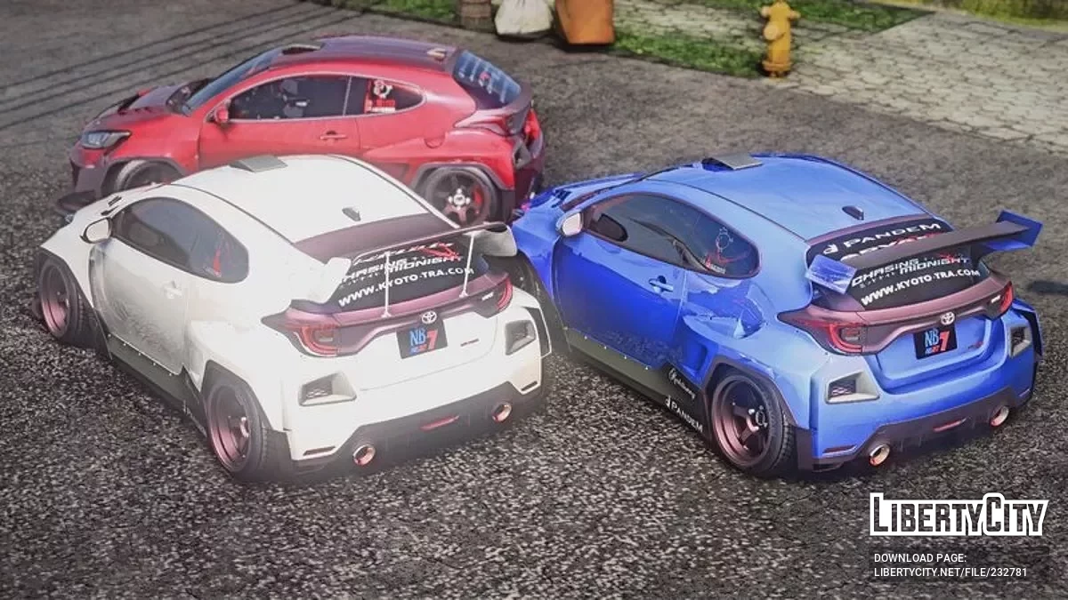 Toyota GR Yaris Rocket Bunny Pandem 2021 / GTA San Andreas