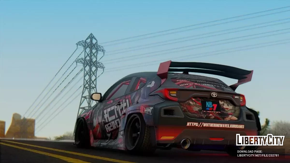 Toyota GR Yaris Rocket Bunny Pandem 2021 / GTA San Andreas