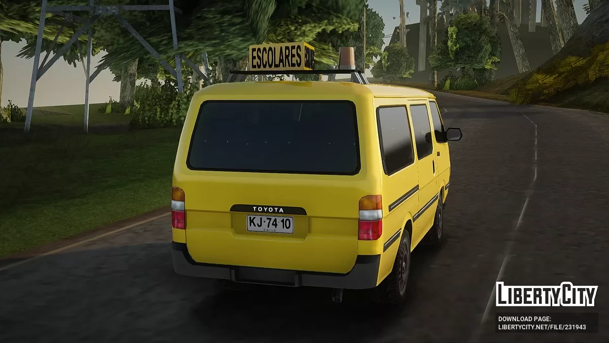 Toyota Hiace 1992 Школьный автобус / GTA San Andreas