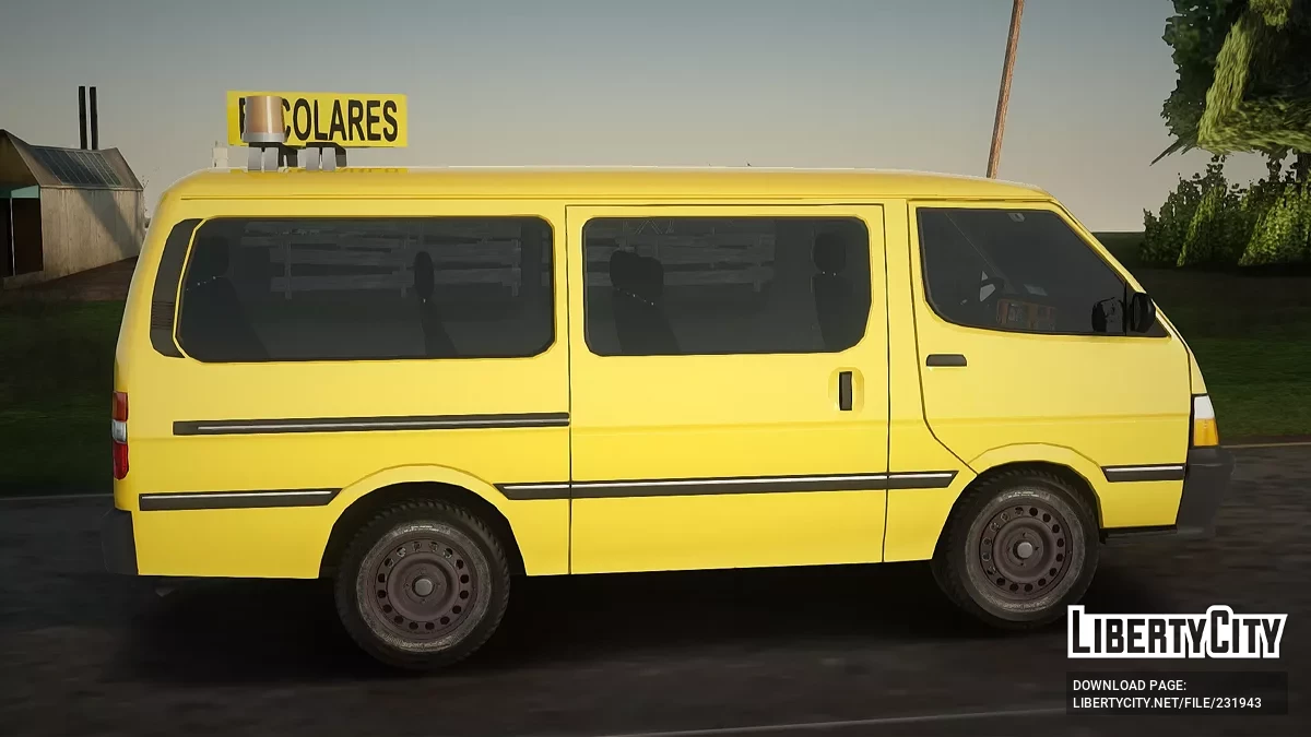 Toyota Hiace 1992 Школьный автобус / GTA San Andreas