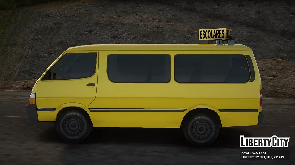 Toyota Hiace 1992 Школьный автобус / GTA San Andreas