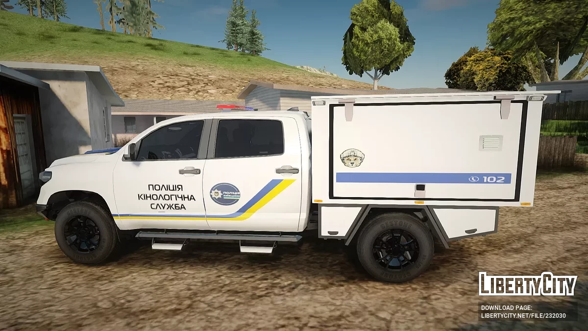 Toyota Tundra Полиция Украины Кинологи / GTA San Andreas