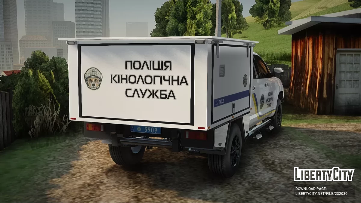 Toyota Tundra Полиция Украины Кинологи / GTA San Andreas