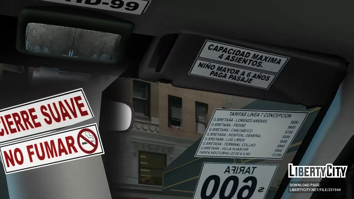 Toyota Yaris 2010 Colectivo / GTA San Andreas