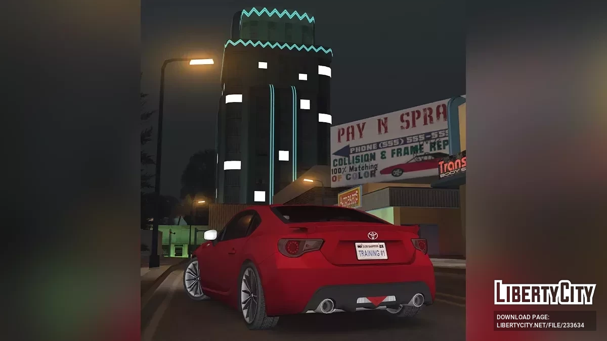 Toyota GT86 / GTA San Andreas