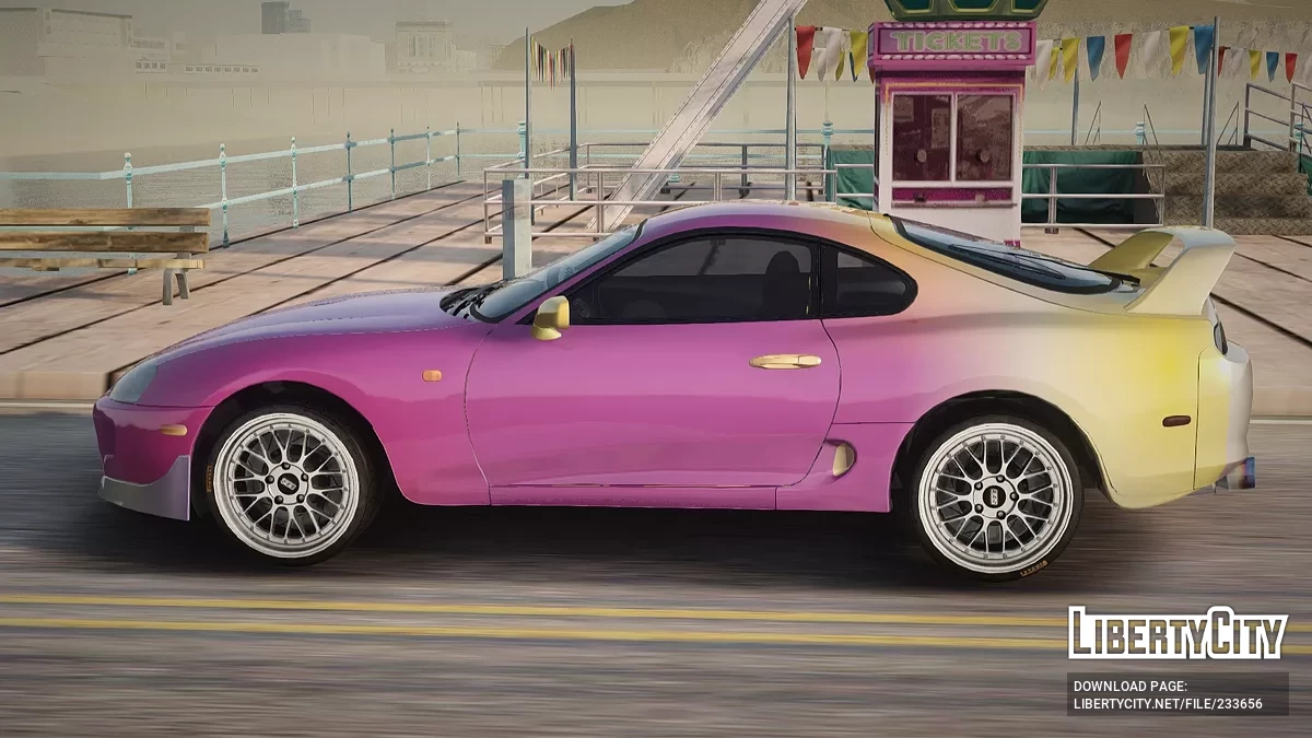 Toyota Supra Rainbow Style / GTA San Andreas
