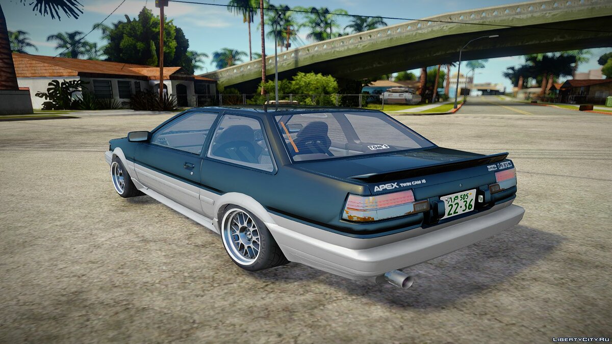 Toyota ae86 для gta 5 фото 43