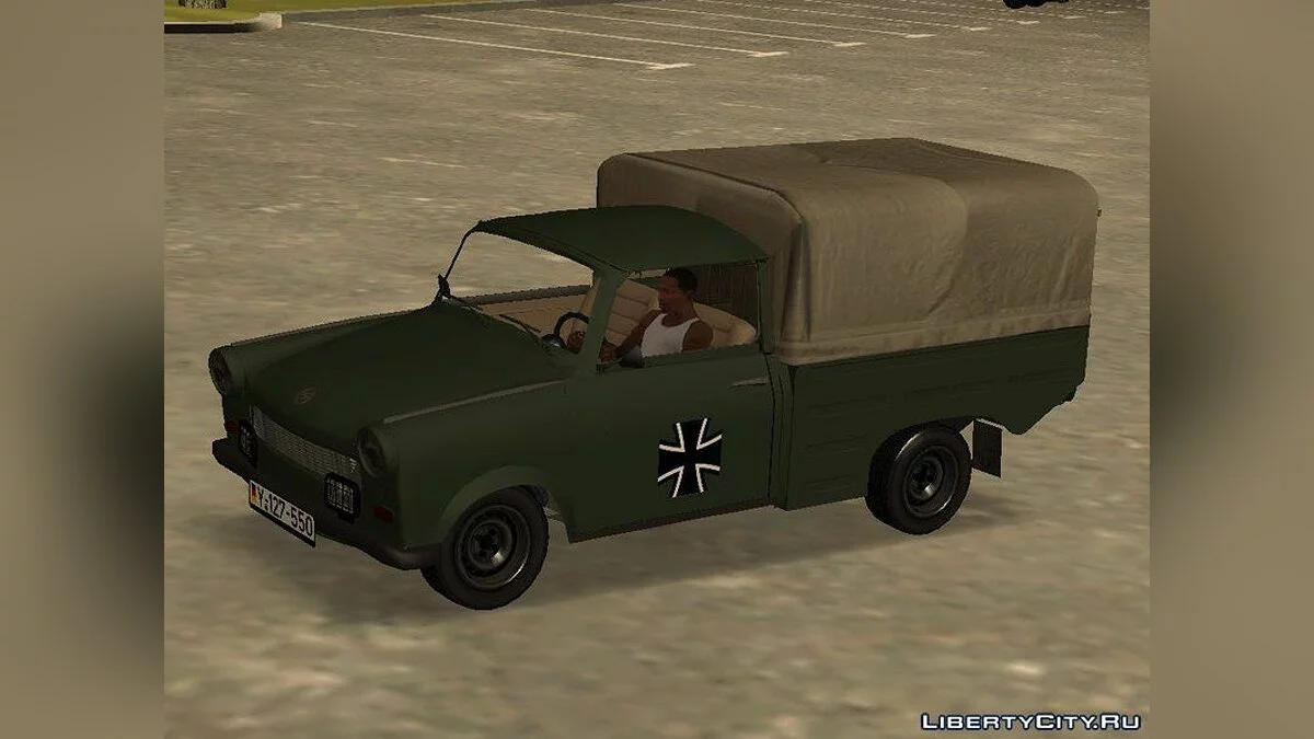 Trabant 601 German Military Pickup / GTA San Andreas