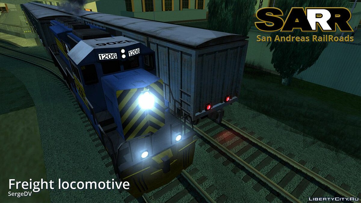 Грузовой локомотив SARR 1206 (v.1.2) для GTA San Andreas - Картинка #5