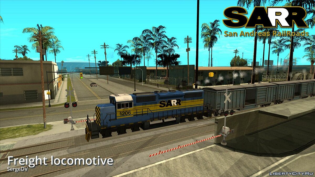 Грузовой локомотив SARR 1206 (v.1.2) для GTA San Andreas - Картинка #3