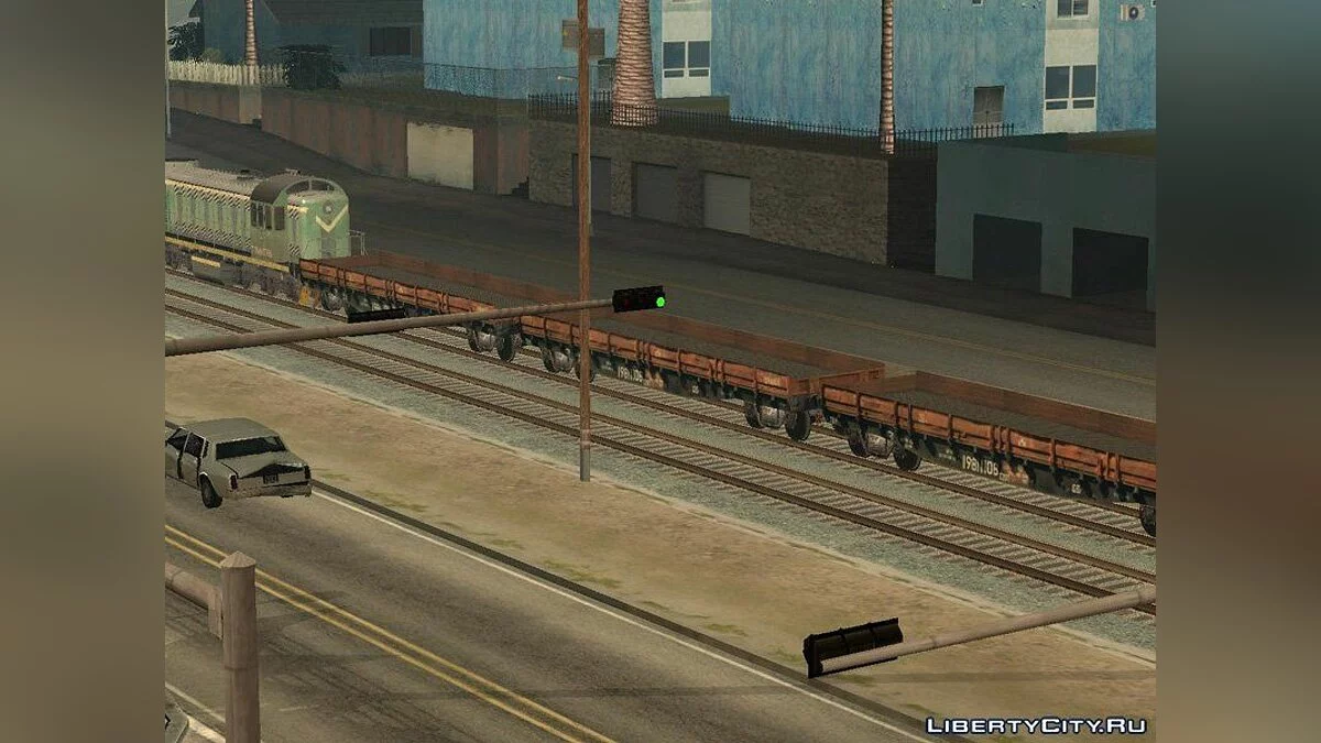 Вагон платформа №0019 / GTA San Andreas