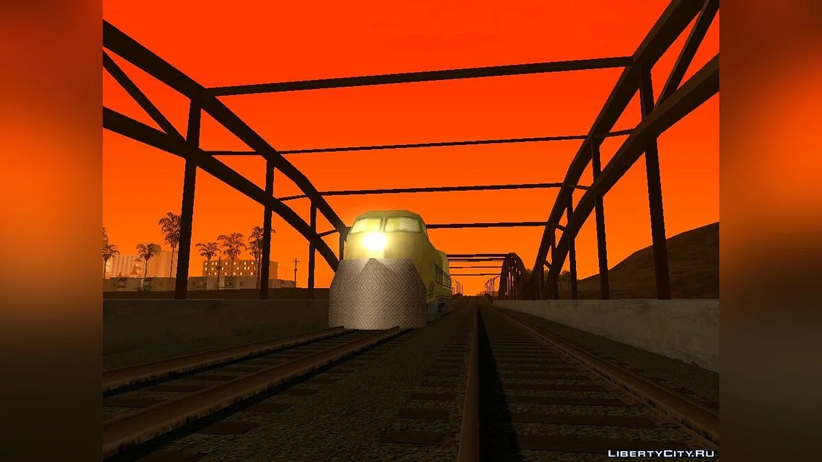 Yellow Locomotive from NFS Underground v 0.5 / GTA San Andreas