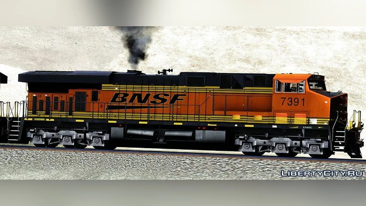GE ES44DC - BNSF Locomotive / GTA San Andreas