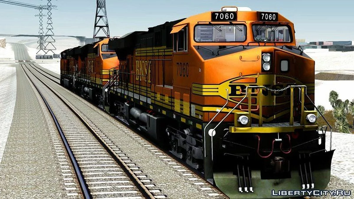 GE ES44DC - BNSF Locomotive / GTA San Andreas