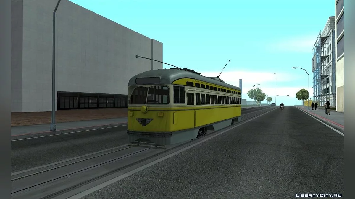 Трамвай PCC - L.A. NOIRE / GTA San Andreas