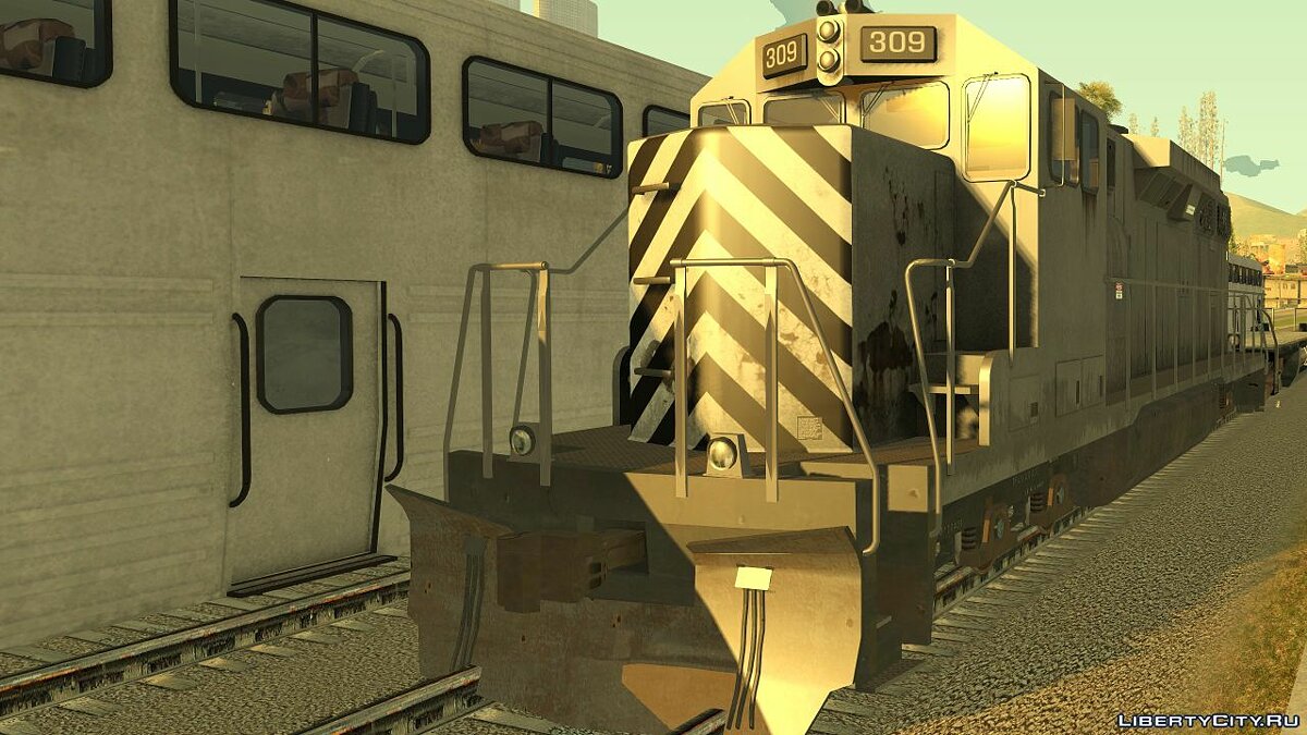 HD поезд Freight - Walter's Freight для GTA San Andreas - Картинка #2