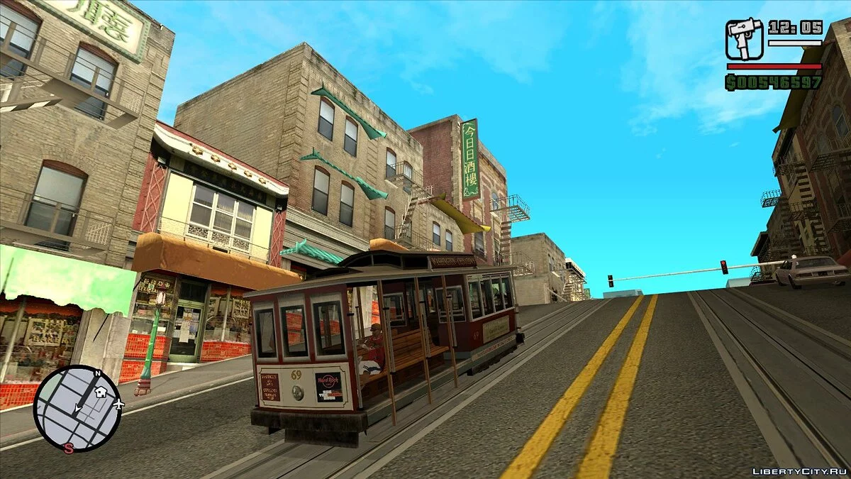 Обновленный кабельный трамвай / GTA San Andreas
