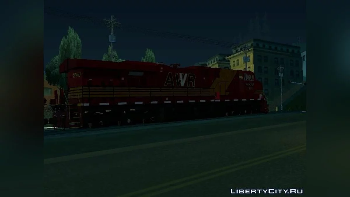 Локомотив GE ES44AC AWVR / GTA San Andreas