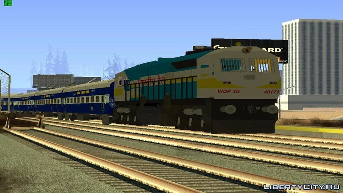 Локомотив WDP4D / GTA San Andreas