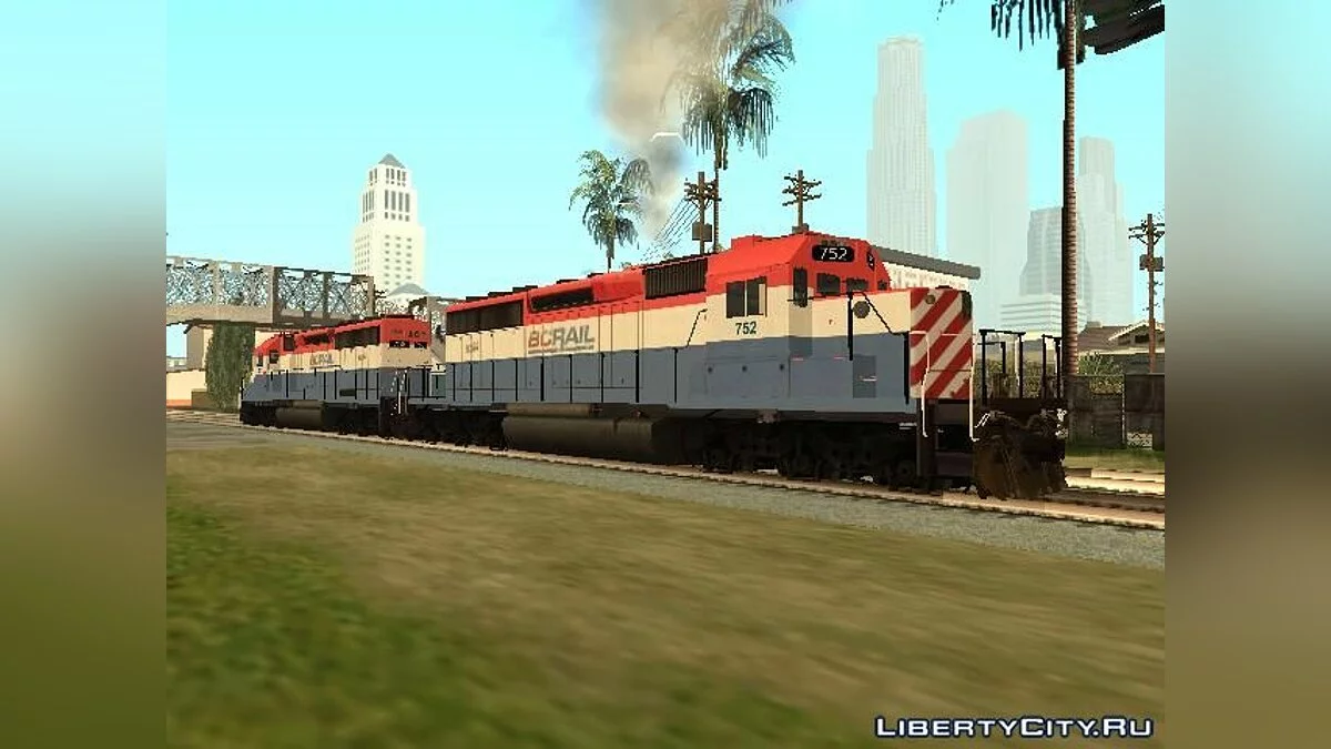 Локомотив EMD SD40-2 BC Rail / GTA San Andreas
