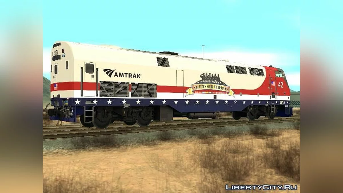 Локомотив GE P42DC Amtrak Veterans / GTA San Andreas