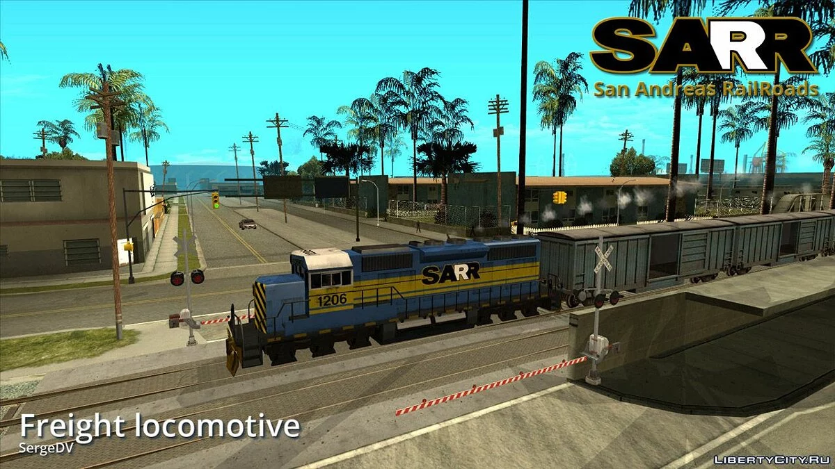 Грузовой локомотив SARR 1206 (v.1.2) / GTA San Andreas