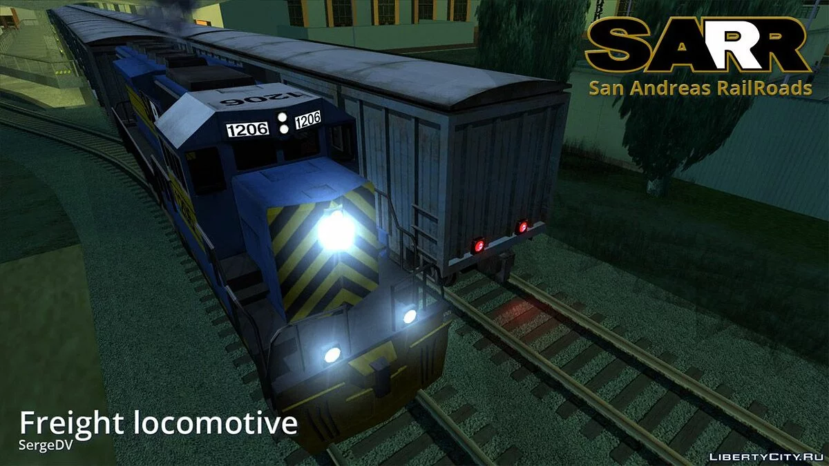 Грузовой локомотив SARR 1206 (v.1.2) / GTA San Andreas