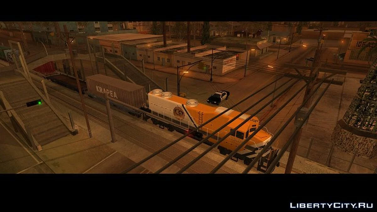 Грузовой поезд из GTA 5 / GTA San Andreas