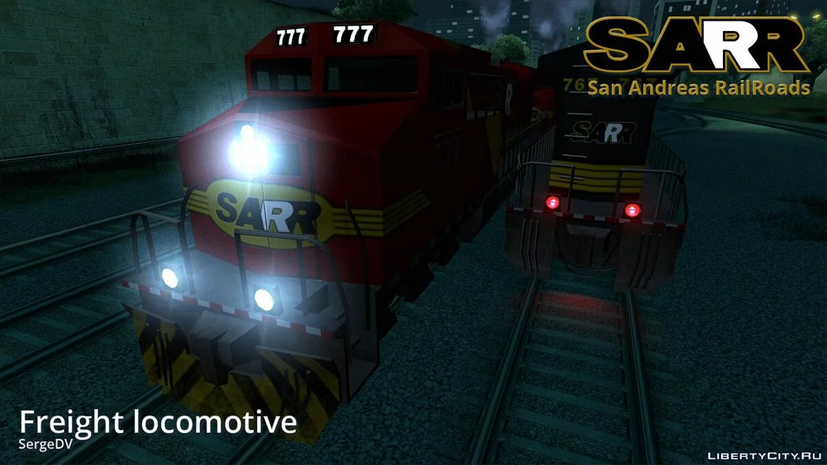 Грузовые локомотивы SARR 777 и 767 / GTA San Andreas
