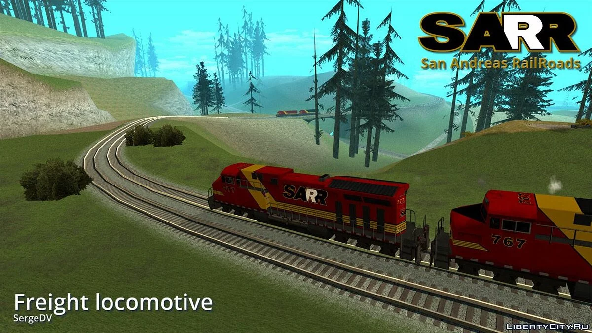 Грузовые локомотивы SARR 777 и 767 / GTA San Andreas